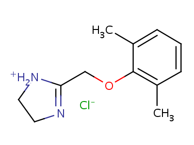 2-((2,6-Dimethylphenoxy)methyl)-2-imidazoline hydrochlorideStructure,21244-85-9Structure 2-((2,6-Dimethylphenoxy)methyl)-2-imidazoline hydrochloride Structure,21244-85-9Structure