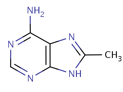 1H-purin-6-amine, 8-methyl-(9ci)Structure,22387-37-7Structure 1H-purin-6-amine, 8-methyl-(9ci) Structure,22387-37-7Structure