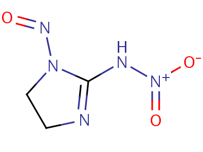 4,5-Dihydro-n-nitro-1-nitroso-1h-imidazol-2-amineStructure,35878-49-0Structure 4,5-Dihydro-n-nitro-1-nitroso-1h-imidazol-2-amine Structure,35878-49-0Structure
