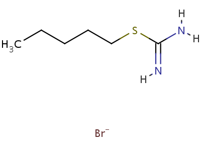 PentylsulfanylmethanimidamideStructure,4270-00-2Structure Pentylsulfanylmethanimidamide Structure,4270-00-2Structure