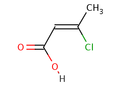 3-Chlorocrotonic acidStructure,55831-56-6Structure 3-Chlorocrotonic acid Structure,55831-56-6Structure