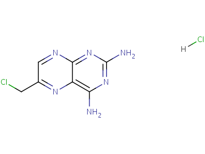 2,4-Diamino-6-chloromethylpteridineStructure,57521-63-8Structure 2,4-Diamino-6-chloromethylpteridine Structure,57521-63-8Structure