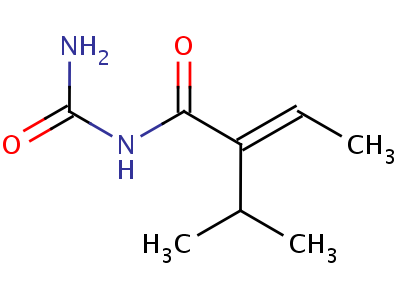 N-(aminocarbonyl)-2-(1-methylethyl)-2-butenamideStructure,60364-26-3Structure N-(aminocarbonyl)-2-(1-methylethyl)-2-butenamide Structure,60364-26-3Structure