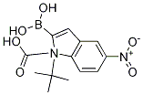 1H-Indole-1-carboxylic acid, 2-borono-5-nitro-, 1-(1,1-dimethylethyl)esterStructure,1000068-67-6Structure 1H-Indole-1-carboxylic acid, 2-borono-5-nitro-, 1-(1,1-dimethylethyl)ester Structure,1000068-67-6Structure
