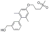 (2’,6’-Dimethyl-4’-(3-(methylsulfonyl)propoxy)biphenyl-3-yl)methanolStructure,1000413-85-3Structure (2’,6’-Dimethyl-4’-(3-(methylsulfonyl)propoxy)biphenyl-3-yl)methanol Structure,1000413-85-3Structure