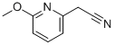 2-Pyridineacetonitrile, 6-methoxy-Structure,1000512-48-0Structure 2-Pyridineacetonitrile, 6-methoxy- Structure,1000512-48-0Structure