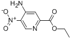 2-Pyridinecarboxylic acid, 4-amino-5-nitro-, ethyl esterStructure,1000783-10-7Structure 2-Pyridinecarboxylic acid, 4-amino-5-nitro-, ethyl ester Structure,1000783-10-7Structure