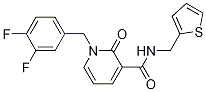 1-(3,4-Difluorobenzyl)-2-oxo-n-(thiophen-2-ylmethyl)-1,2-dihydropyridine-3-carboxamideStructure,1001413-87-1Structure 1-(3,4-Difluorobenzyl)-2-oxo-n-(thiophen-2-ylmethyl)-1,2-dihydropyridine-3-carboxamide Structure,1001413-87-1Structure