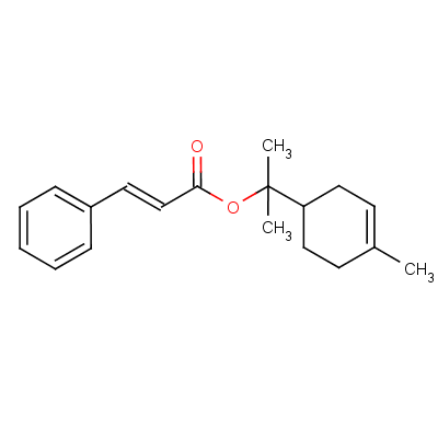 (Z)-1-methyl-1-(4-methyl-3-cyclohexen-1-yl)ethyl cinnamate Structure,10024-56-3Structure