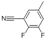 2,3-Difluoro-5-methylbenzonitrileStructure,1003712-18-2Structure 2,3-Difluoro-5-methylbenzonitrile Structure,1003712-18-2Structure