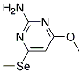 (9ci)-4-甲氧基-6-(甲基seleno)-2-嘧啶胺結(jié)構(gòu)式_100559-66-8結(jié)構(gòu)式