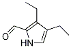 3,4-Diethyl-1h-pyrrole-2-carbaldehydeStructure,1006-26-4Structure 3,4-Diethyl-1h-pyrrole-2-carbaldehyde Structure,1006-26-4Structure
