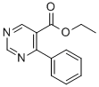 Ethyl 4-phenylpyrimidine-5-carboxylateStructure,100724-16-1Structure Ethyl 4-phenylpyrimidine-5-carboxylate Structure,100724-16-1Structure