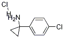 Cyclopropanamine, 1-(4-chlorophenyl)-, hydrochloride (1:1)Structure,1009102-44-6Structure Cyclopropanamine, 1-(4-chlorophenyl)-, hydrochloride (1:1) Structure,1009102-44-6Structure