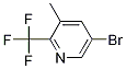 5-Bromo-3-methyl-2-(trifluoromethyl)pyridineStructure,1010422-52-2Structure 5-Bromo-3-methyl-2-(trifluoromethyl)pyridine Structure,1010422-52-2Structure