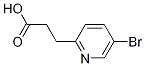 3-(5-Bromopyridin-2-yl)propanoic acidStructure,1021938-97-5Structure 3-(5-Bromopyridin-2-yl)propanoic acid Structure,1021938-97-5Structure