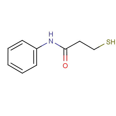 Propanamide,3-mercapto-n-phenyl-Structure,10220-66-3Structure Propanamide,3-mercapto-n-phenyl- Structure,10220-66-3Structure