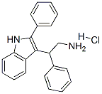 2-Phenyl-2-(2-phenyl-1H-indol-3-yl)ethanamine hydrochlorideStructure,102441-39-4Structure 2-Phenyl-2-(2-phenyl-1H-indol-3-yl)ethanamine hydrochloride Structure,102441-39-4Structure