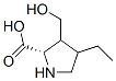 (9CI)-4-乙基-3-(羥基甲基)-脯氨酸結構式_102686-07-7結構式