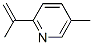 (9CI)-5-甲基-2-(1-甲基乙烯)-吡啶結(jié)構(gòu)式_102879-27-6結(jié)構(gòu)式
