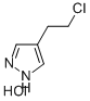 1H-Pyrazole, 4-(2-chloroethyl)-, monohydrochlorideStructure,103433-17-6Structure 1H-Pyrazole, 4-(2-chloroethyl)-, monohydrochloride Structure,103433-17-6Structure