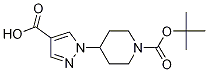 4-(4-Carboxy-pyrazol-1-yl)-piperidine-1-carboxylic acid tert-butyl esterStructure,1034976-50-5Structure 4-(4-Carboxy-pyrazol-1-yl)-piperidine-1-carboxylic acid tert-butyl ester Structure,1034976-50-5Structure