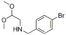 N-(4-溴芐基)-2,2-二甲氧基乙胺結(jié)構(gòu)式_1036378-89-8結(jié)構(gòu)式
