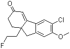 6-Chloro-9a-(2-fluoroethyl)-7-methoxy-9,9a-dihydro-1h-fluoren-3(2h)-oneStructure,1039456-85-3Structure 6-Chloro-9a-(2-fluoroethyl)-7-methoxy-9,9a-dihydro-1h-fluoren-3(2h)-one Structure,1039456-85-3Structure