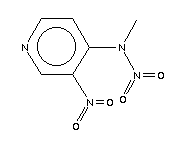 (9ci)-n-甲基-n,3-二硝基-4-吡啶胺結(jié)構(gòu)式_104503-82-4結(jié)構(gòu)式