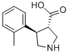 (3S,4R)-4-o-tolylpyrrolidine-3-carboxylic acidStructure,1047651-73-9Structure (3S,4R)-4-o-tolylpyrrolidine-3-carboxylic acid Structure,1047651-73-9Structure
