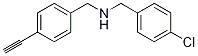 N-(4-chlorobenzyl)-1-(4-ethynylphenyl)methanamineStructure,1049809-94-0Structure N-(4-chlorobenzyl)-1-(4-ethynylphenyl)methanamine Structure,1049809-94-0Structure
