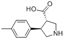 (3S,4R)-4-p-tolylpyrrolidine-3-carboxylic acidStructure,1049976-10-4Structure (3S,4R)-4-p-tolylpyrrolidine-3-carboxylic acid Structure,1049976-10-4Structure