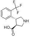 (3S,4R)-4-(2-(trifluoromethyl)phenyl)pyrrolidine-3-carboxylic acidStructure,1049978-59-7Structure (3S,4R)-4-(2-(trifluoromethyl)phenyl)pyrrolidine-3-carboxylic acid Structure,1049978-59-7Structure