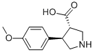 (3S,4R)-4-(4-methoxyphenyl)pyrrolidine-3-carboxylic acidStructure,1049978-93-9Structure (3S,4R)-4-(4-methoxyphenyl)pyrrolidine-3-carboxylic acid Structure,1049978-93-9Structure