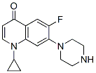 1-Cyclopropyl-6-fluoro-7-(1-piperazinyl)-4(1h)-quinolinoneStructure,105394-83-0Structure 1-Cyclopropyl-6-fluoro-7-(1-piperazinyl)-4(1h)-quinolinone Structure,105394-83-0Structure