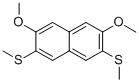 2,7-Dimethoxy-3,6-bis(methylthio)-naphthaleneStructure,105404-97-5Structure 2,7-Dimethoxy-3,6-bis(methylthio)-naphthalene Structure,105404-97-5Structure
