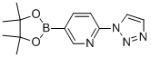 5-(4,4,5,5-四甲基-1,3,2-二噁硼烷-2-基)-2-(1H-1,2,3-噻唑-1-基)-吡啶結(jié)構(gòu)式_1056040-59-5結(jié)構(gòu)式