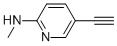 5-Ethynyl-n-methylpyridin-2-amineStructure,1056186-07-2Structure 5-Ethynyl-n-methylpyridin-2-amine Structure,1056186-07-2Structure