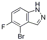 4-溴-5-氟-1H-吲唑結(jié)構(gòu)式_1056264-22-2結(jié)構(gòu)式