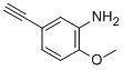 5-Ethynyl-2-methoxy-phenylamineStructure,105752-19-0Structure 5-Ethynyl-2-methoxy-phenylamine Structure,105752-19-0Structure