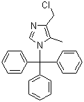 4-(Chloromethyl)-5-methyl-1-trityl-1h-imidazoleStructure,106147-85-7Structure 4-(Chloromethyl)-5-methyl-1-trityl-1h-imidazole Structure,106147-85-7Structure