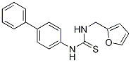 1-(Biphenyl-4-yl)-3-(furan-2-ylmethyl)thioureaStructure,1061741-26-1Structure 1-(Biphenyl-4-yl)-3-(furan-2-ylmethyl)thiourea Structure,1061741-26-1Structure
