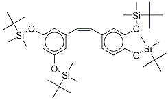 Tetra-o-(tert-butyldimethyl)silyl cis-piceatannolStructure,106325-84-2Structure Tetra-o-(tert-butyldimethyl)silyl cis-piceatannol Structure,106325-84-2Structure