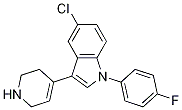 5-氯-1-(4-氟苯基)-3-(1,2,3,6-四氫吡啶-4-基)-1H-吲哚結(jié)構(gòu)式_106516-07-8結(jié)構(gòu)式