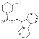 3-Hydroxy-1-Piperidinecarboxylic acid 9H-fluoren-9-ylmethyl esterStructure,1072502-05-6Structure 3-Hydroxy-1-Piperidinecarboxylic acid 9H-fluoren-9-ylmethyl ester Structure,1072502-05-6Structure