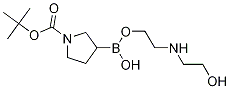 1-(Tert-Butoxycarbonyl)pyrrolidine-3-boronic acid diethanolamine esterStructure,1072944-29-6Structure 1-(Tert-Butoxycarbonyl)pyrrolidine-3-boronic acid diethanolamine ester Structure,1072944-29-6Structure