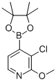 Pyridine, 3-chloro-2-methoxy-4-(4,4,5,5-tetramethyl-1,3,2-dioxaborolan-2-yl)-Structure,1073353-73-7Structure Pyridine, 3-chloro-2-methoxy-4-(4,4,5,5-tetramethyl-1,3,2-dioxaborolan-2-yl)- Structure,1073353-73-7Structure