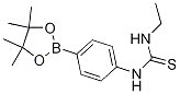 1-Ethyl-3-(4-(4,4,5,5-tetramethyl-1,3,2-dioxaborolan-2-yl)phenyl)thioureaStructure,1073353-86-2Structure 1-Ethyl-3-(4-(4,4,5,5-tetramethyl-1,3,2-dioxaborolan-2-yl)phenyl)thiourea Structure,1073353-86-2Structure