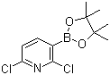 Pyridine, 2,6-dichloro-3-(4,4,5,5-tetramethyl-1,3,2-dioxaborolan-2-yl)-Structure,1073371-78-4Structure Pyridine, 2,6-dichloro-3-(4,4,5,5-tetramethyl-1,3,2-dioxaborolan-2-yl)- Structure,1073371-78-4Structure