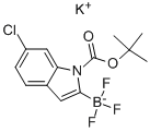 Potassium 1-boc-6-chloroindole-2-trifluoroborateStructure,1073468-33-3Structure Potassium 1-boc-6-chloroindole-2-trifluoroborate Structure,1073468-33-3Structure